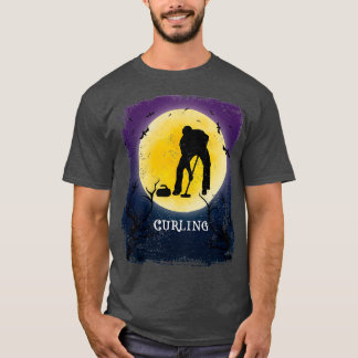 T-shirt Curler de curling Halloween Vintage