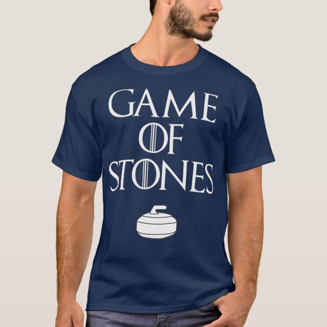T-shirt Curler jeu de pierres curling (Devant)