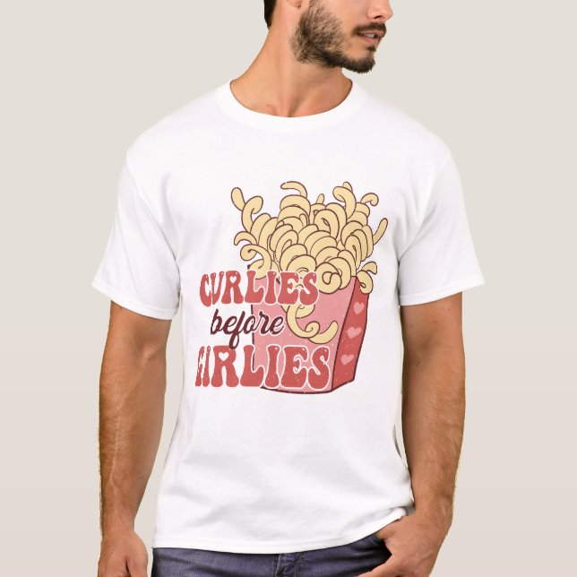T-shirt Curlies avant les filles (Devant)