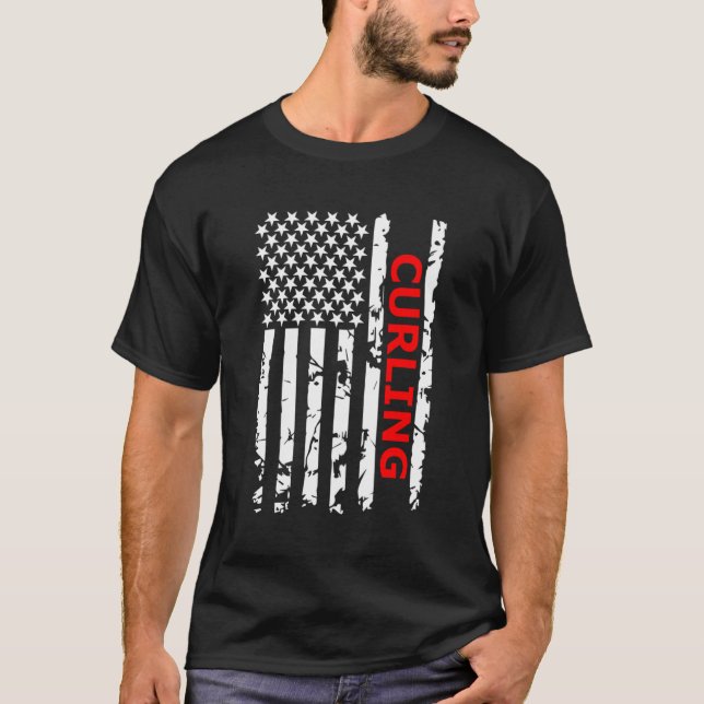 T-shirt Curling (Devant)