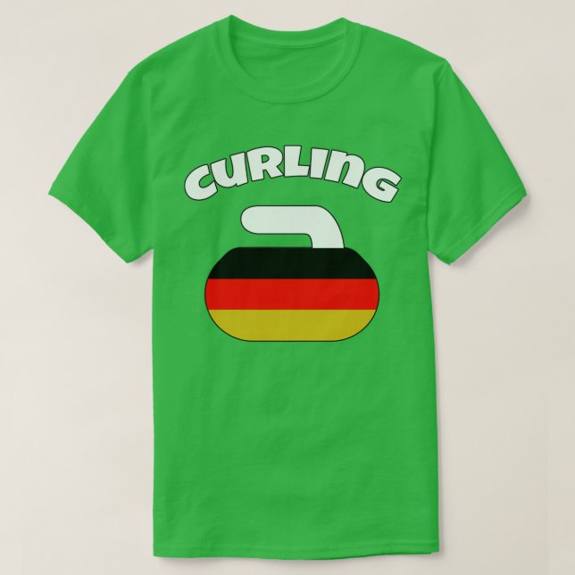 T-shirt Curling Allemagne (Design devant)