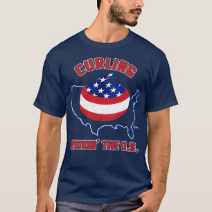 T-shirt Curling américain