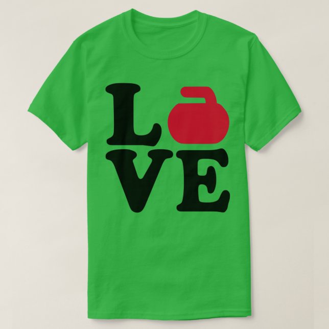T-shirt Curling amour 7 (Design devant)