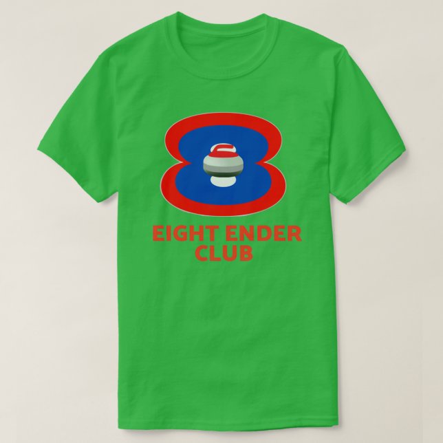 T-shirt Curling Club huit Ender (Design devant)