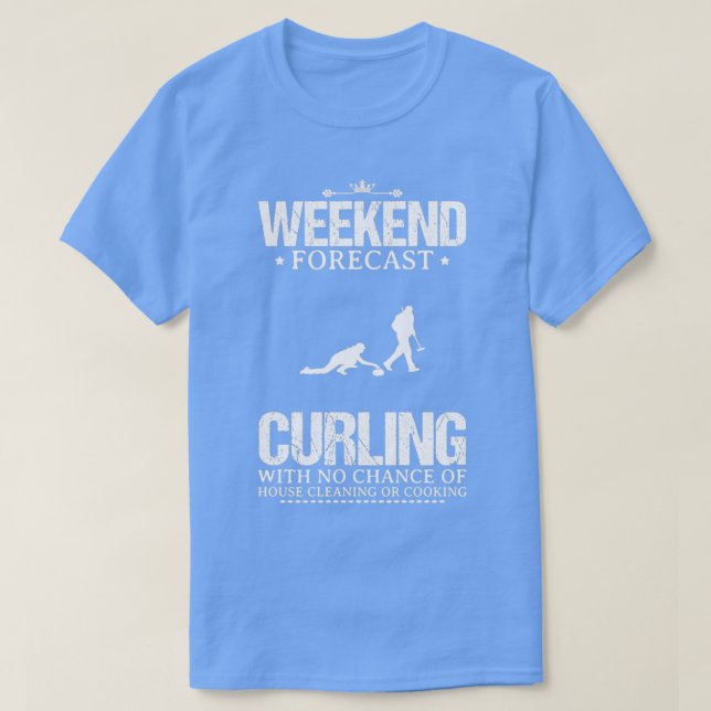 T-shirt Curling Cuisine Drôle Conception Pour Cadeau (Design devant)