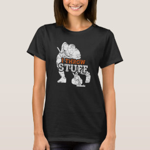 T-shirt Curling Curler Je Jette Stuff Curling Glace Distre