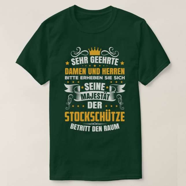 T-shirt curling de curling majesté de curling (Design devant)