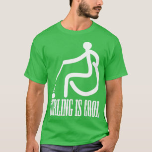 T-shirt Curling Est Paralympique De Jour Cool Curling Chem