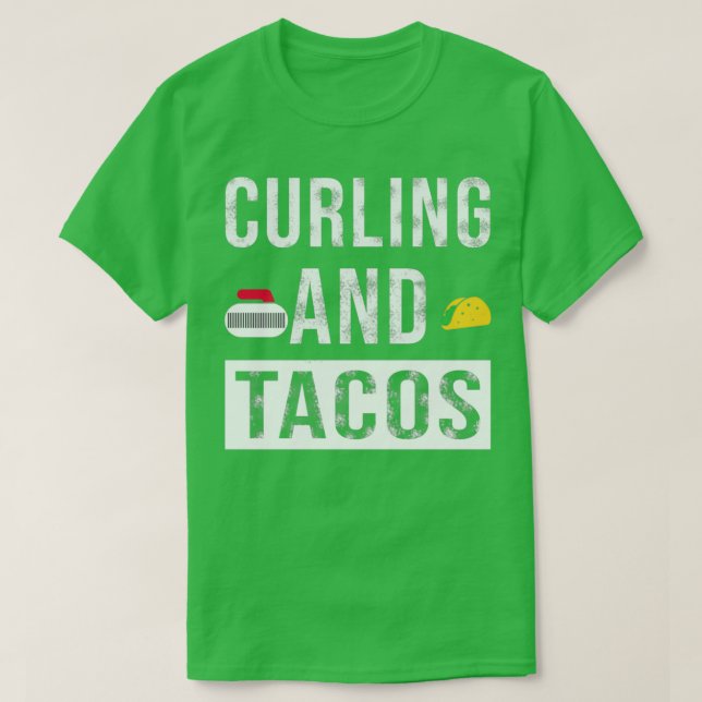 T-shirt Curling Et Tacos 13 (Design devant)
