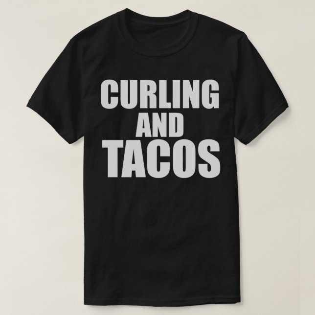T-shirt Curling Et Tacos 22 (Design devant)