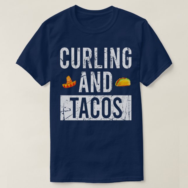 T-shirt Curling Et Tacos 3 (Design devant)