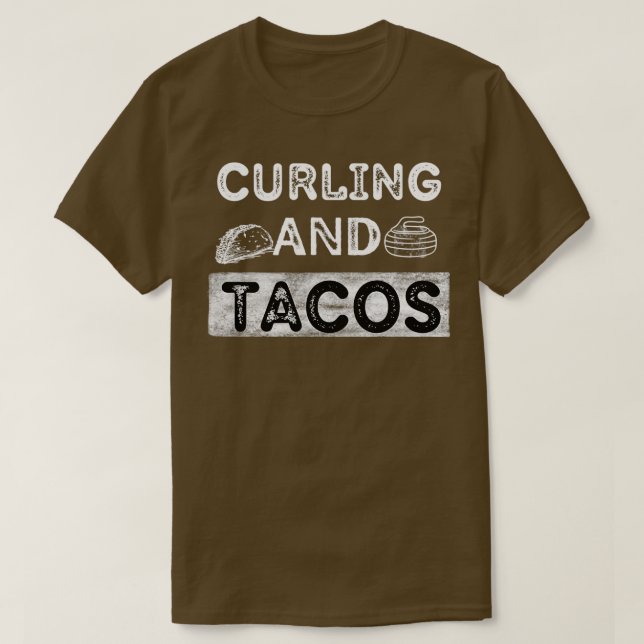 T-shirt Curling Et Tacos 5 (Design devant)