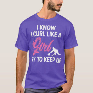 T-shirt Curling fille