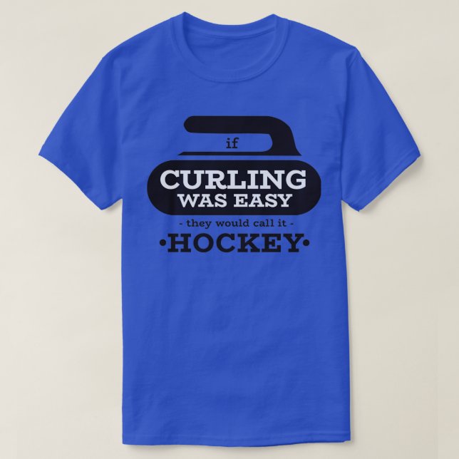 T-shirt Curling glace pierres de curling balai cadeau 1 (Design devant)
