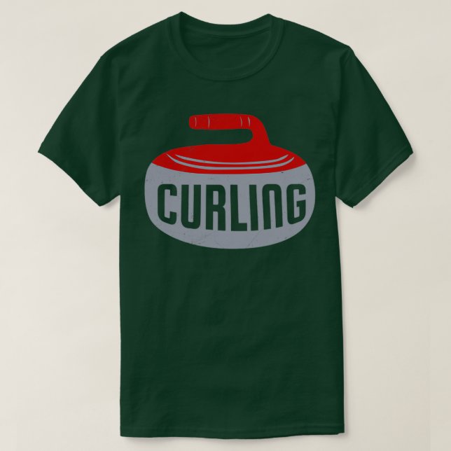 T-shirt Curling Glisse Curling Lover Idée cadeau 4 (Design devant)