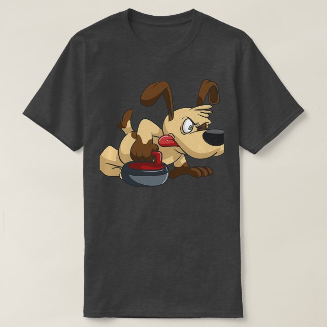 T-shirt Curling hivernal sur glace (Design devant)