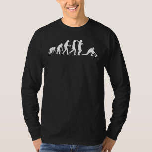 T-shirt Curling Homme Femme Curling Équipe Joueuse Pierre