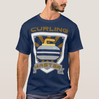 T-shirt Curling jeu de curling Master Curling