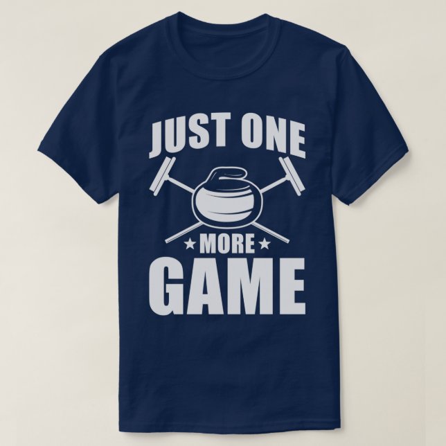 T-shirt Curling Juste un autre Curling de jeu (Design devant)