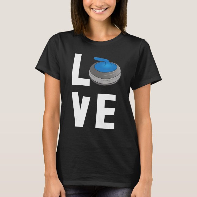 T-shirt Curling Love Gaming  Men World's Greatest Curling  (Devant)