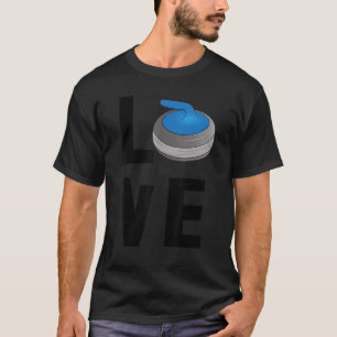 T-shirt Curling Love Jeu Hommes plus grand curling du mond