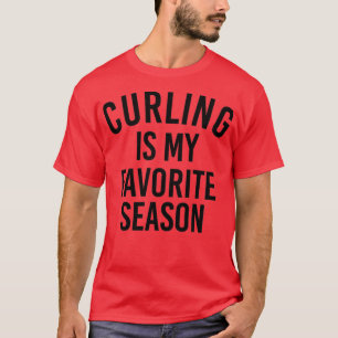 T-shirt Curling Lover Cadeau Curling Sticker Curling Est M