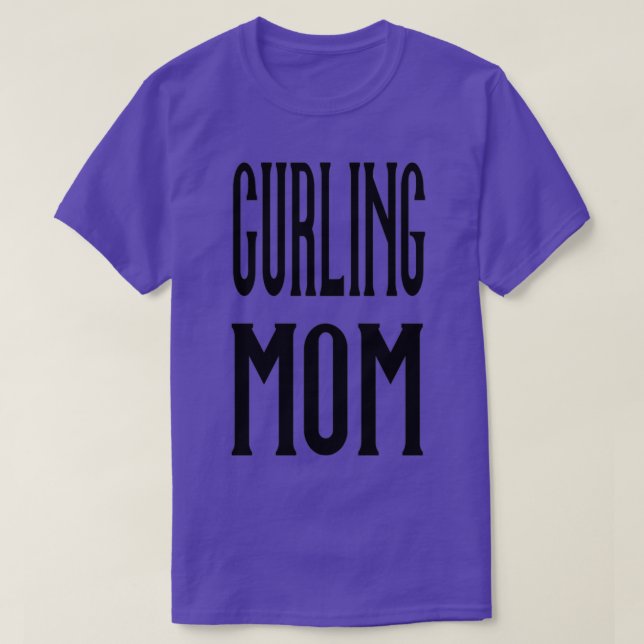 T-shirt Curling Maman 1 (Design devant)