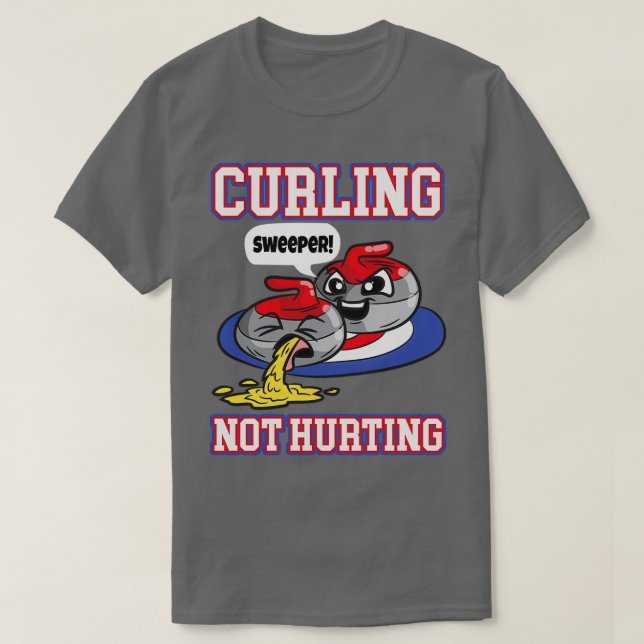 T-shirt Curling pas mal (Design devant)