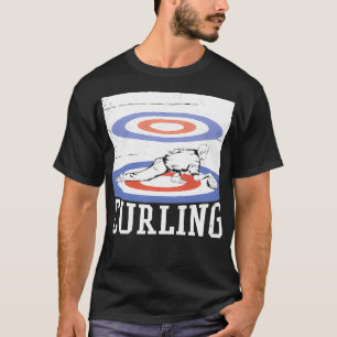 T-shirt Curling Sport Drôle Curling