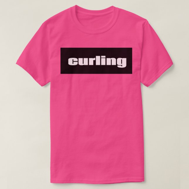 T-shirt Curling Sports d'hiver 12 (Design devant)
