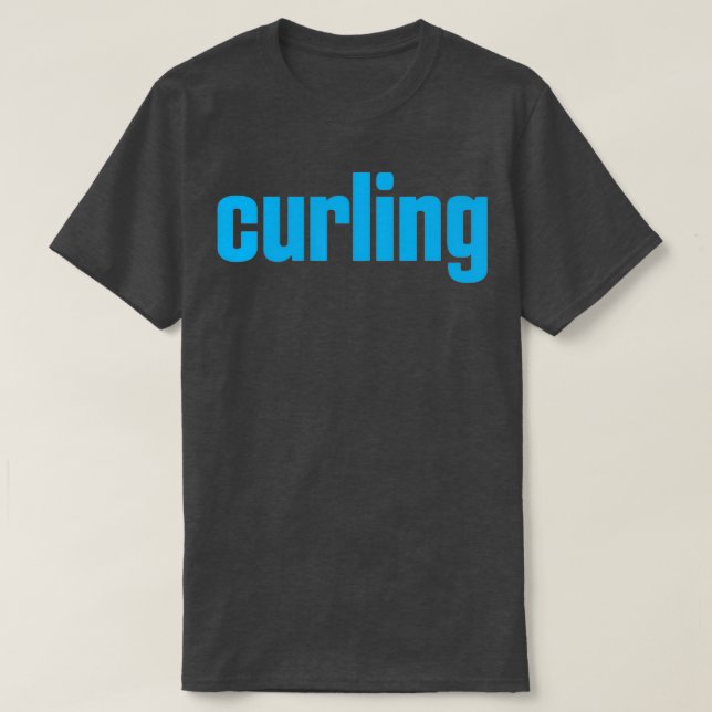 T-shirt Curling Sports d'hiver 8 (Design devant)