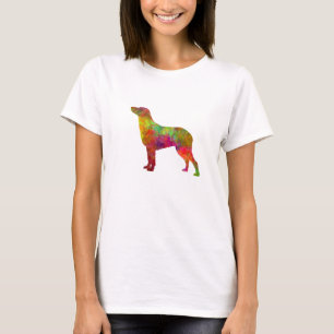 T-shirt Curly Coated Retriever in watercolor