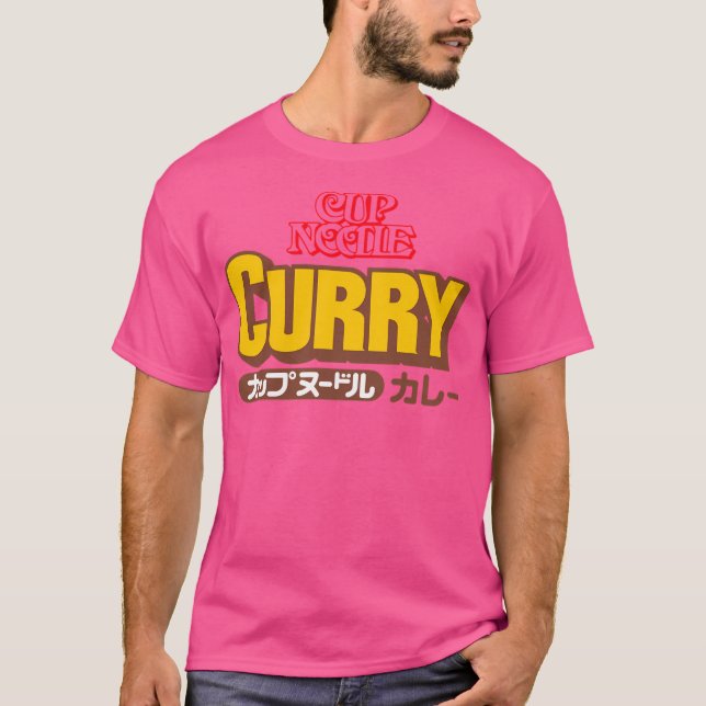 T-shirt Curry de nouilles de coupe (Devant)
