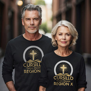 T-shirt Cursillo Radiant Cross on Hill Diocèse & Region