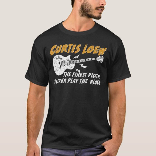T-shirt Curtis Loew Le Plus Beau Picker Pour Jouer Au Blu (Devant)