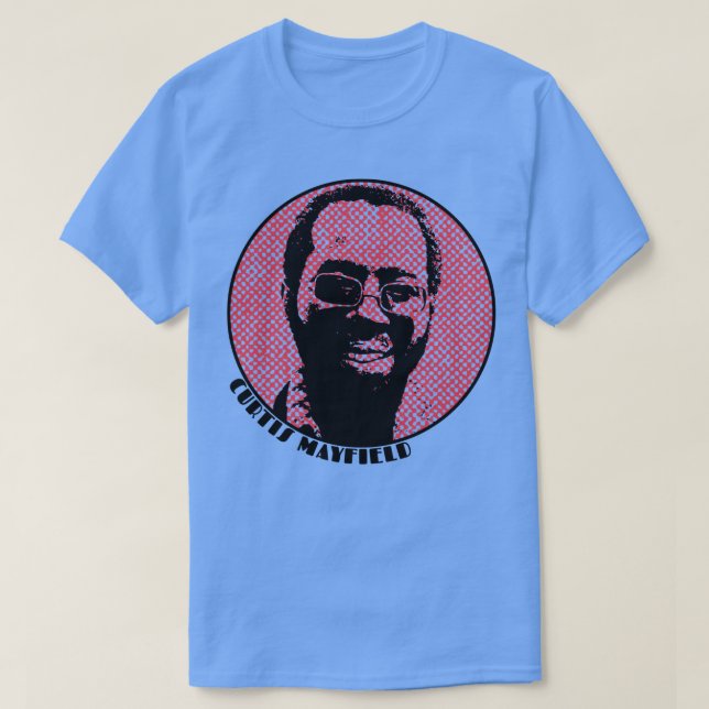 T-shirt CURTIS MAYFIELD Funk Soul SuperRed (Design devant)