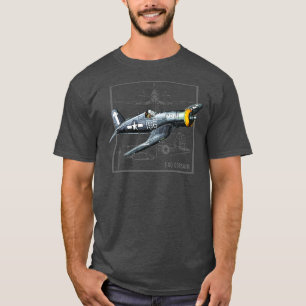 T-shirt Curtiss F4U Corsair 2ÈME GUERRE MONDIALE Fighter P