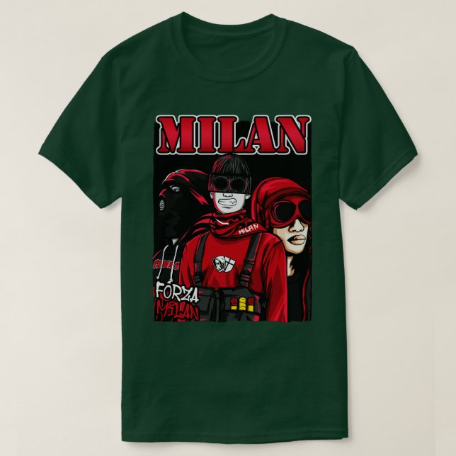 T-shirt Curva sud milano (Design devant)
