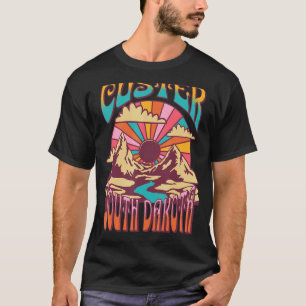 T-shirt Custer South Dakota Nature Randonnées Mountains Ou