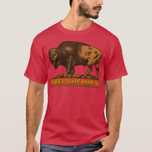 T-shirt Custer State Park Vintage Buffalo Souvenir