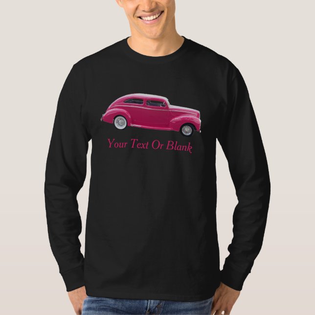 T-shirt Custom 1940 Famous American Make Sedan (Devant)