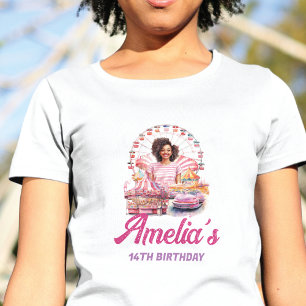 T-shirt Custom Amusement Park Africain Américain