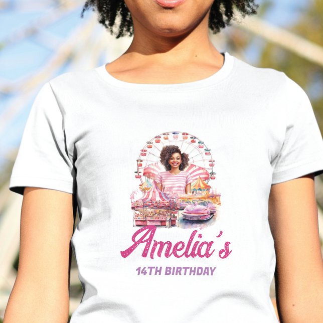 T-shirt Custom Amusement Park Africain Américain (Créateur téléchargé)