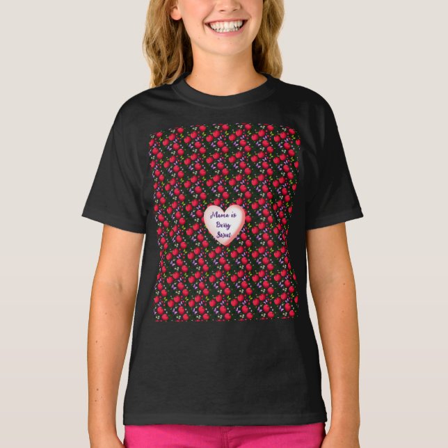 T-shirt Custom and personalized Cute Cherry Butterfly  (Devant)