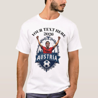 T-shirt Custom Austria Soccer Football Team Supporter