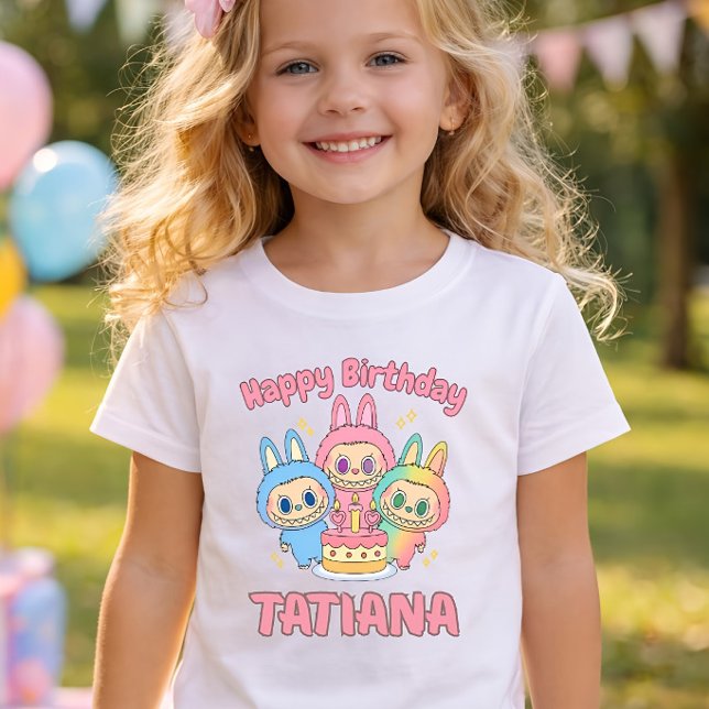 T-shirt Custom Birthday Girl Shirt, Personalized Kids Birt (Créateur téléchargé)