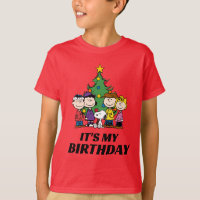 Custom Charlie Brown et amis Anniversaire hivernal