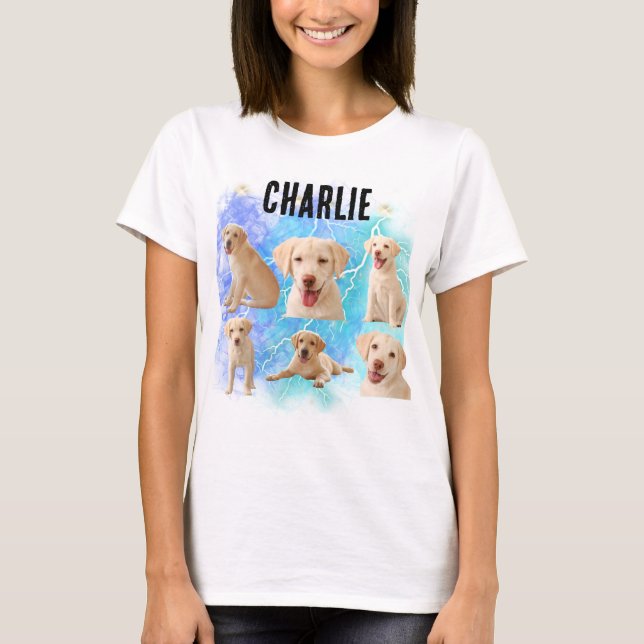 T-shirt Custom Chien Votre Propre Idée Bootleg Ici (Devant)