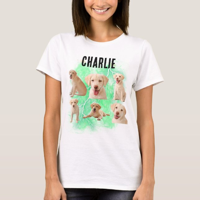 T-shirt Custom Chien Votre Propre Idée Bootleg Ici (Devant)