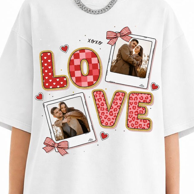 T-shirt Custom Couple Preppy Valentine mens  (Créateur téléchargé)